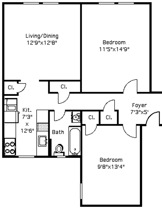 Floorplan for 328 Sterling Place