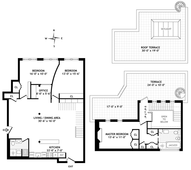 Floorplan for 477 Broome Street