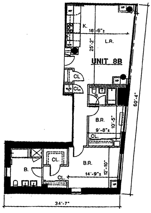 Floorplan for 8 Union Square South