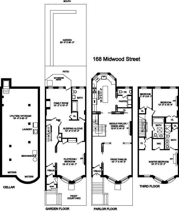 Floorplan for Midwood Street
