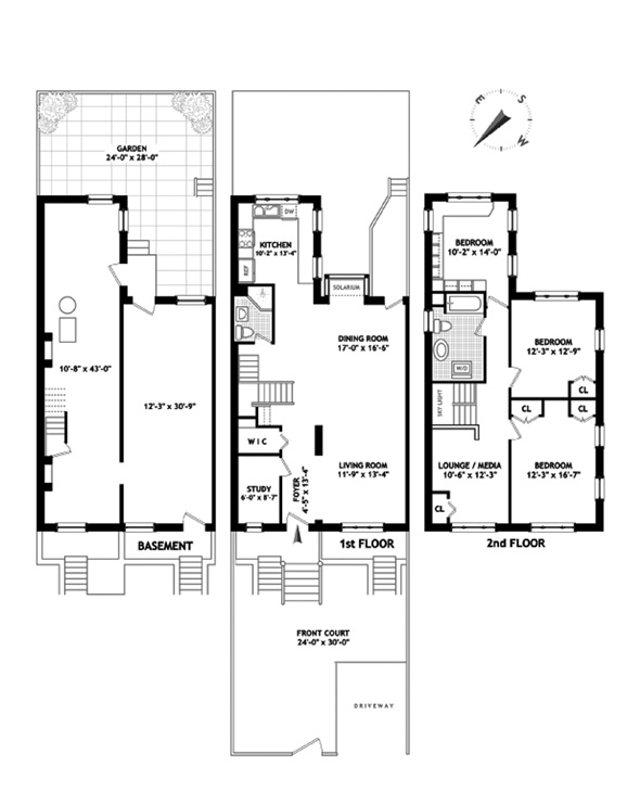 Floorplan for 241 Van Brunt Street