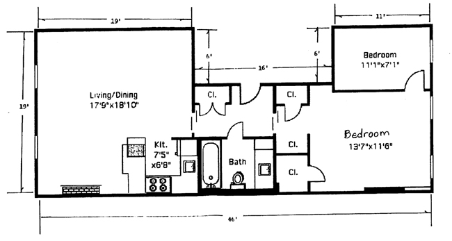 Floorplan for 907 Union Street