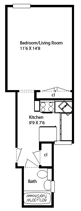 Floorplan for 361 Sterling Place