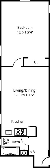 Floorplan for 423 15th Street