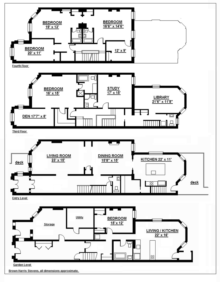 Floorplan for Elegance And History In Clinton Hill