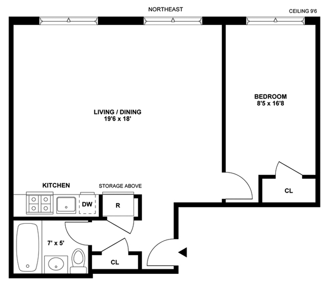 Floorplan for 381 Douglass Street