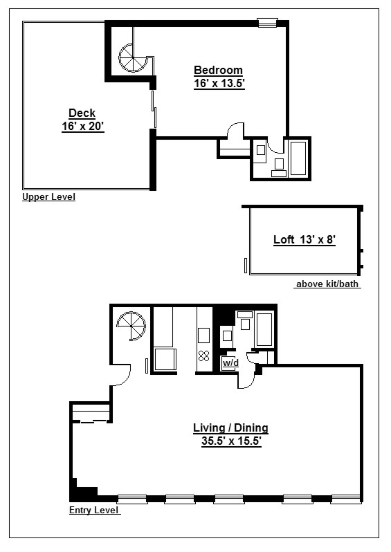 Floorplan for 120 Boerum Place Duplex Loft