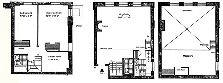 Floorplan for Space/Parking/Terrace