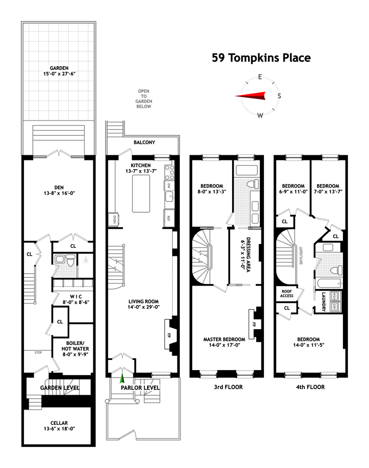 Floorplan for 59 Tompkins Place