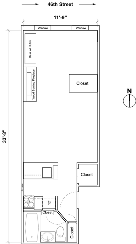 Floorplan for 424 West 46th Street