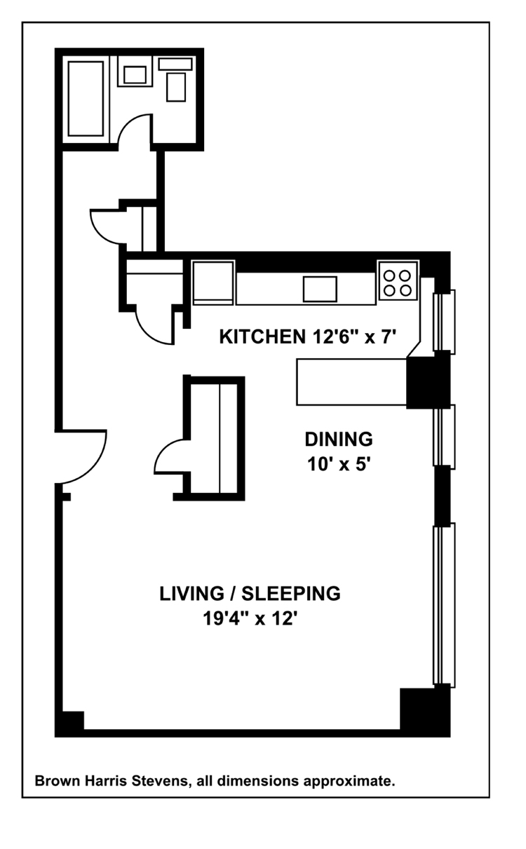 Floorplan for 175 Willoughby Street