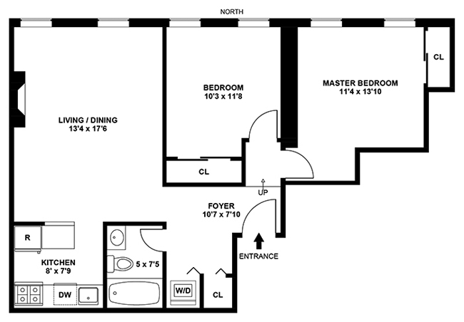 Floorplan for 426 13th Street