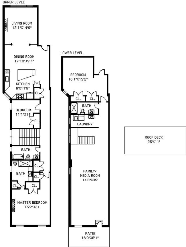 Floorplan for 392 3rd Street