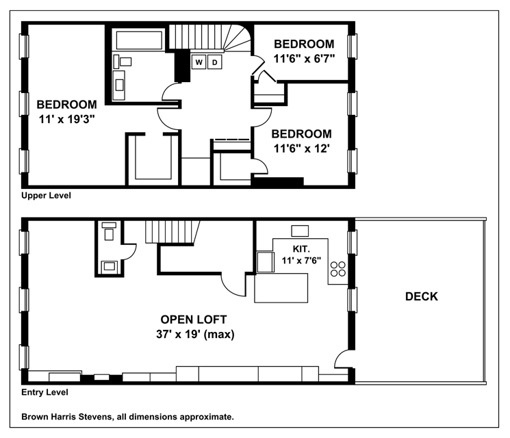 Floorplan for Triple Mint, 3 Bed Duplex