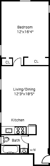 Floorplan for 423 15th Street