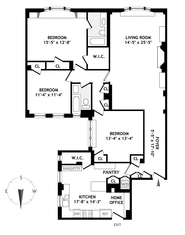 Floorplan for 103 East 84th Street