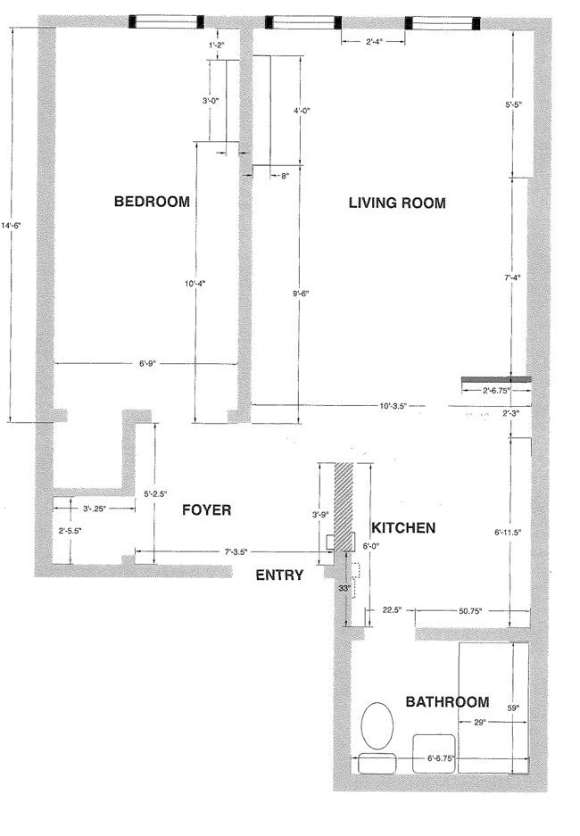 Floorplan for 161 West 76th Street