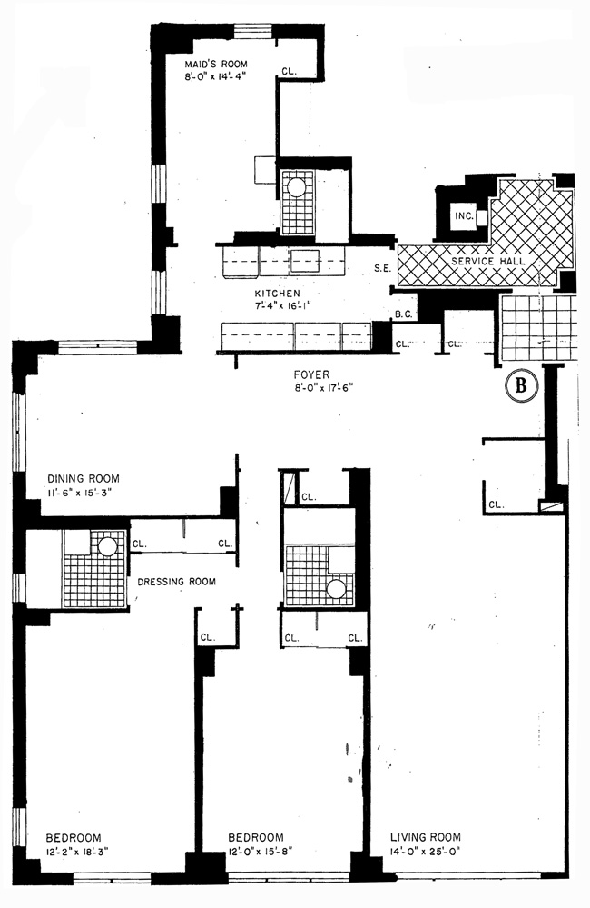 Floorplan for 16 Sutton Place