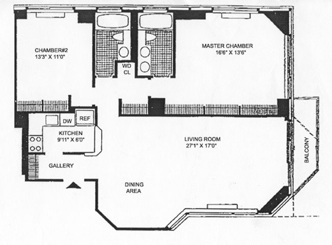 Floorplan for 330 East 75th Street