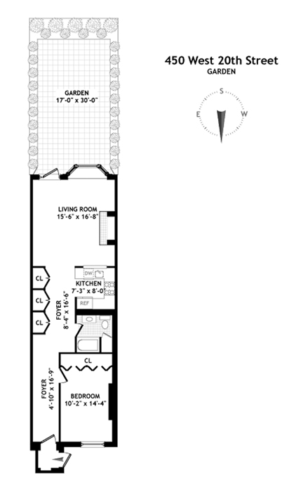 Floorplan for 450 West 20th Street