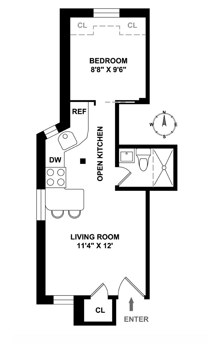 Floorplan for 345 West 21st Street