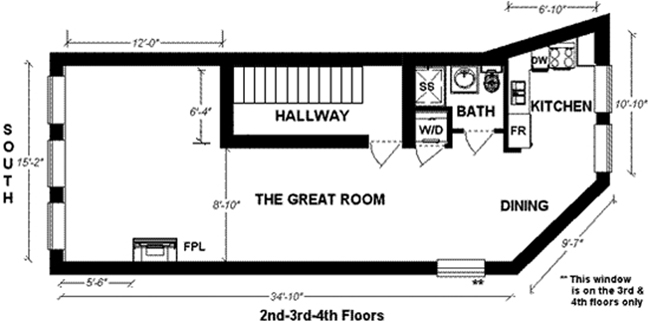 Floorplan for 499 Canal Street