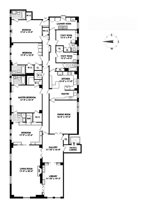 Floorplan for 1035 Fifth Avenue