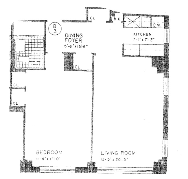 Floorplan for 357 East 57th Street