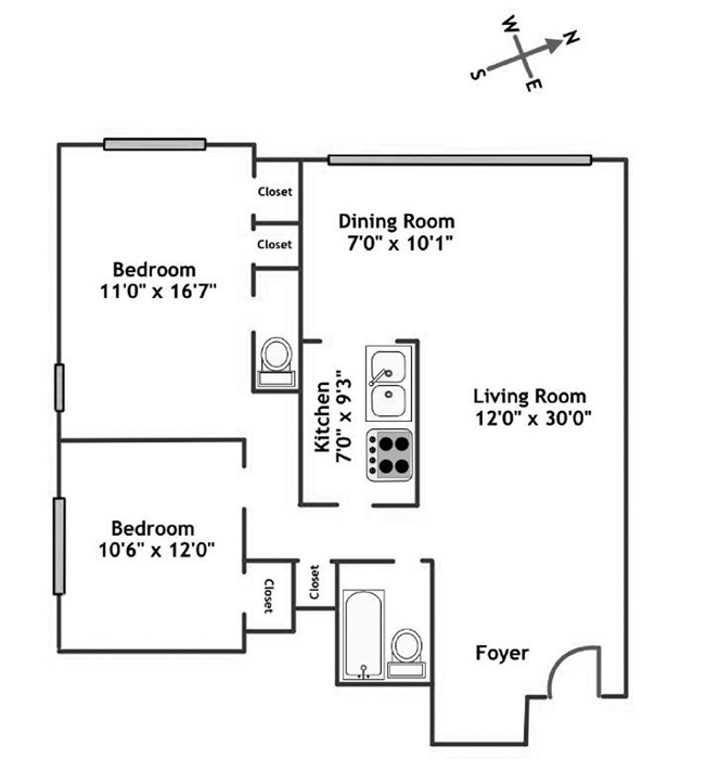Floorplan for 900 West 190th Street