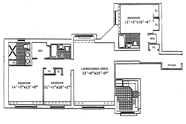 Floorplan for 134 East 93rd Street