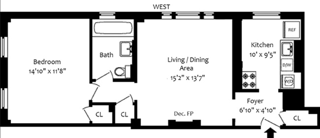 Floorplan for 146 East 49th Street