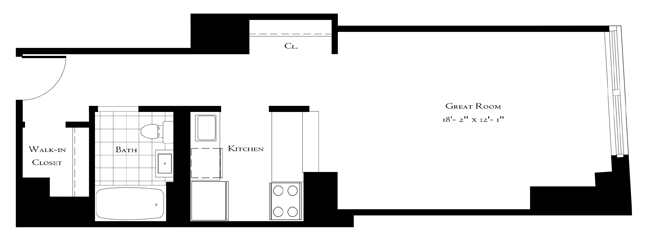 Floorplan for 88 Greenwich Street