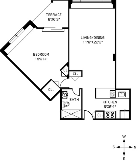 Floorplan for 377 Rector Place