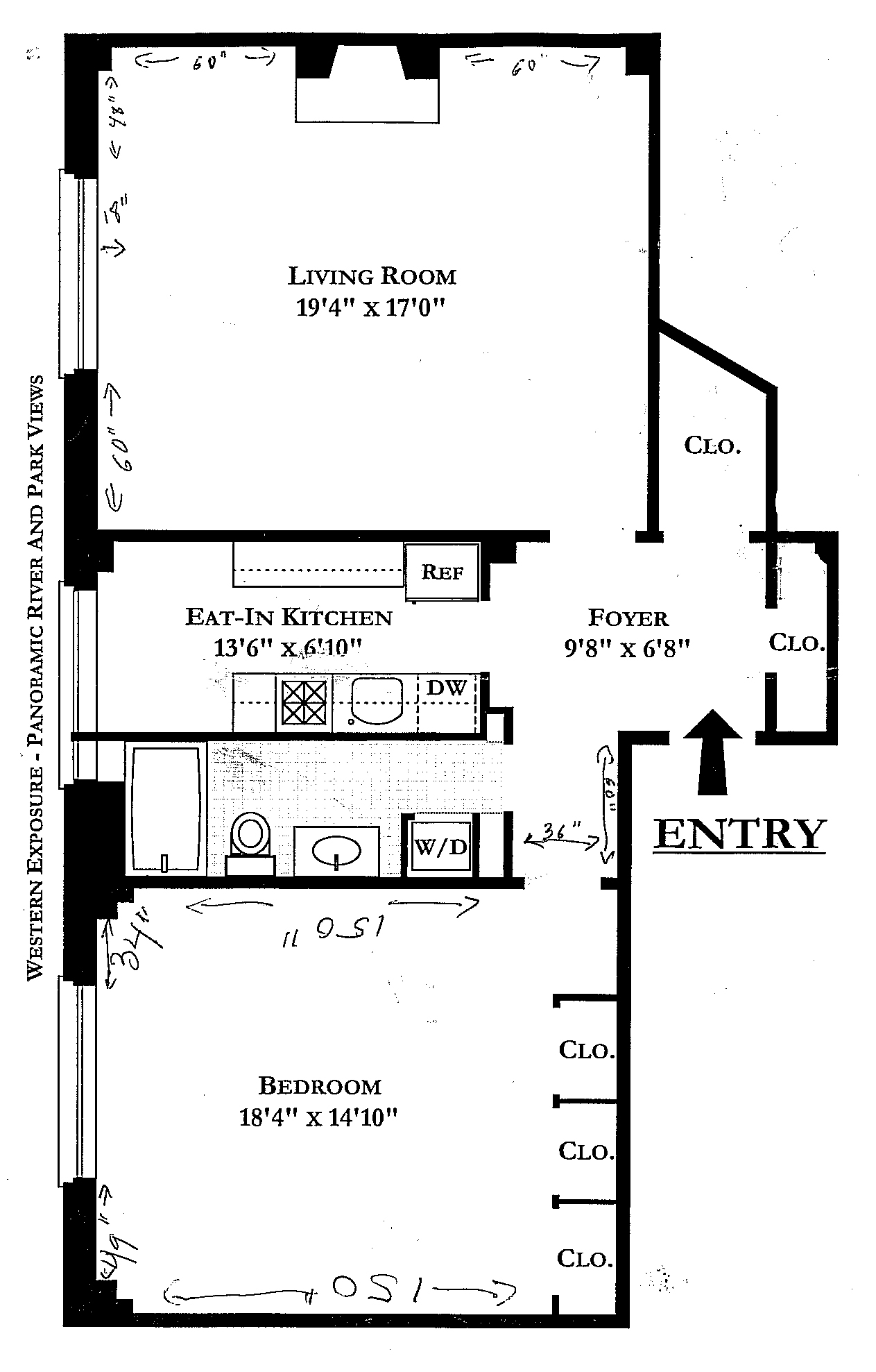 Floorplan for 210 Riverside Drive