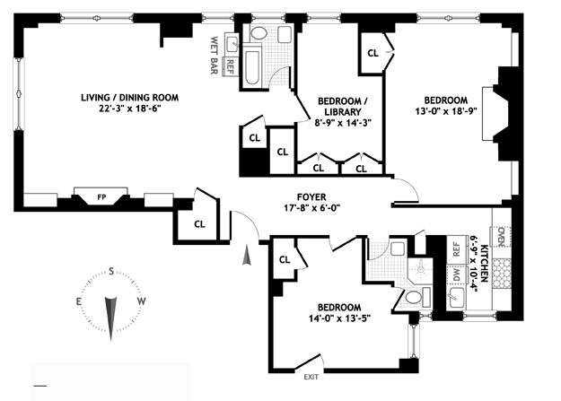 Floorplan for 10 Mitchell Place