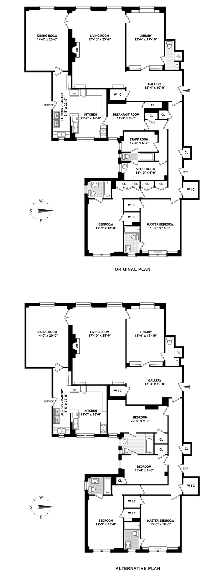 Floorplan for 400 N A1a, 89
