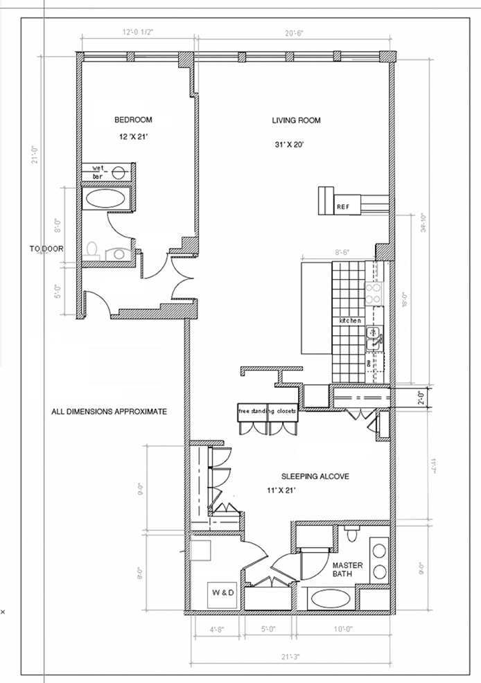 Floorplan for 150 West 26th Street
