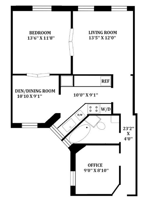 Floorplan for 170 West 89th Street
