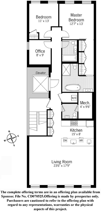 Floorplan for 159 Duane Street, 4TH FLOOR
