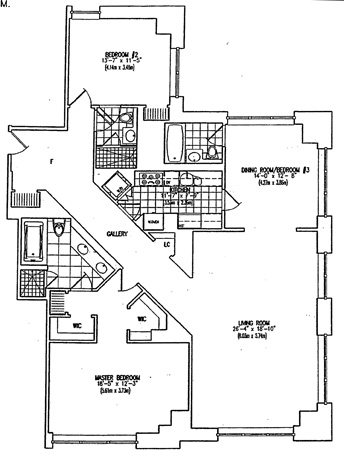 Floorplan for 15 West 63rd Street