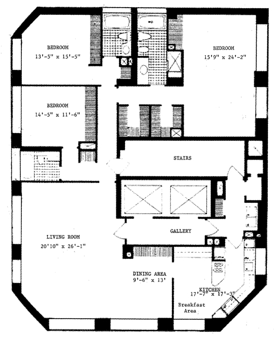 Floorplan for 45 East 80th Street