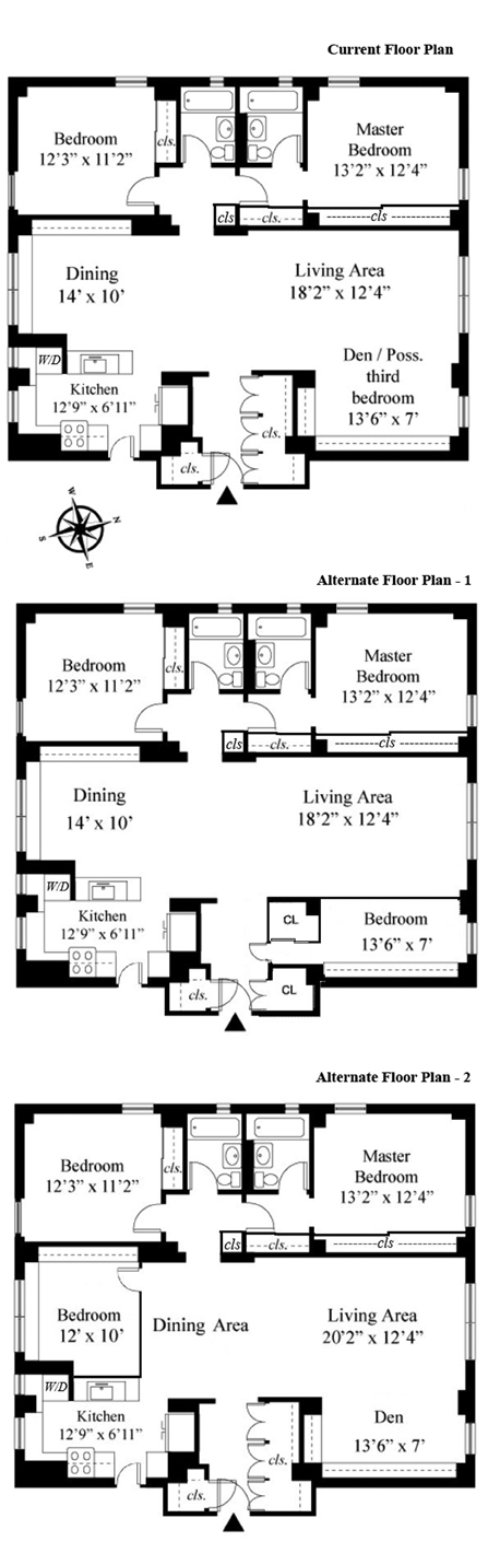Floorplan for 545 West End Avenue, 11E