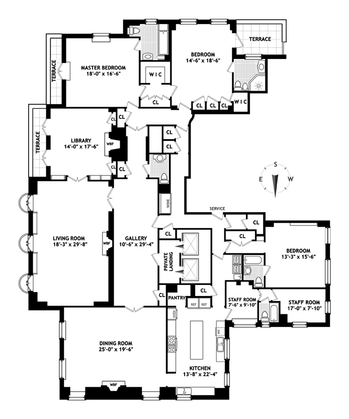 Floorplan for 778 Park Avenue