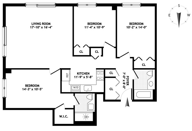 Floorplan for Bradhurst Avenue