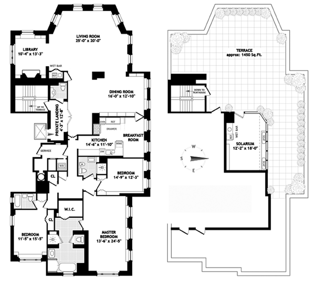 Floorplan for 28 East 70th Street