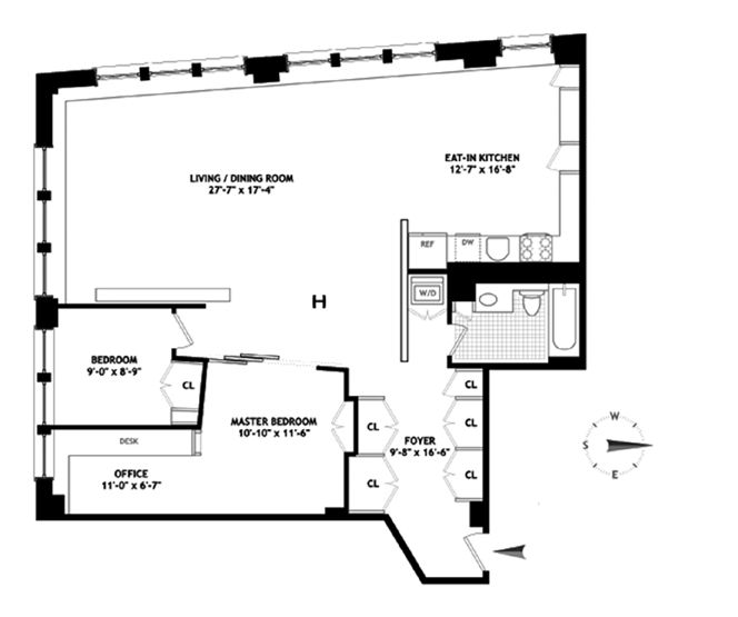 Floorplan for 140 Nassau Street