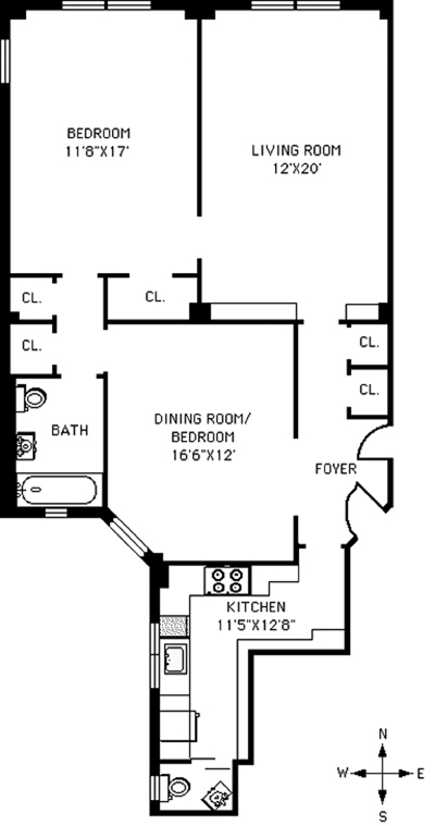 Floorplan for 328 West 86th Street