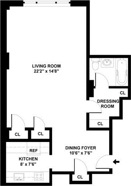 Floorplan for 2211 N Bay Rd