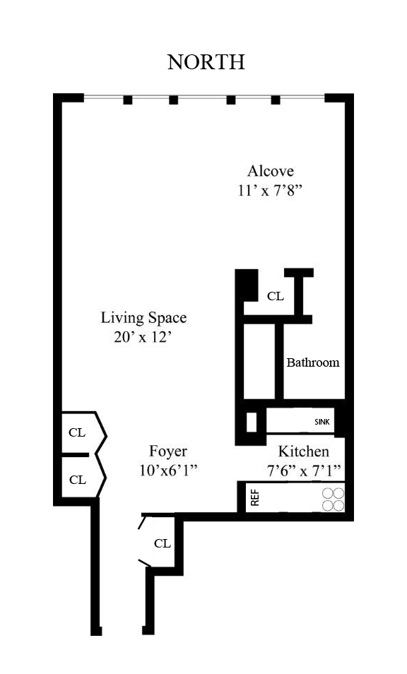 Floorplan for 520 East 72nd Street, 12L