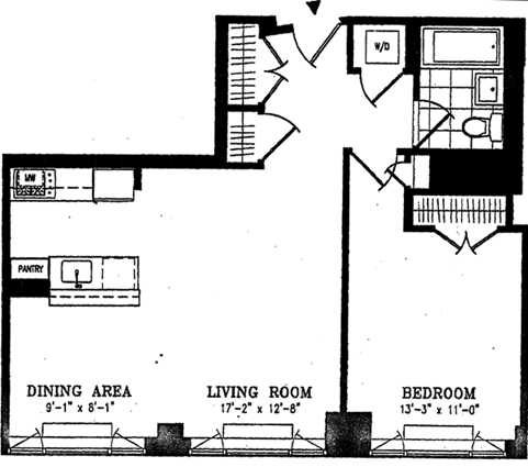 Floorplan for 635 West 42nd Street
